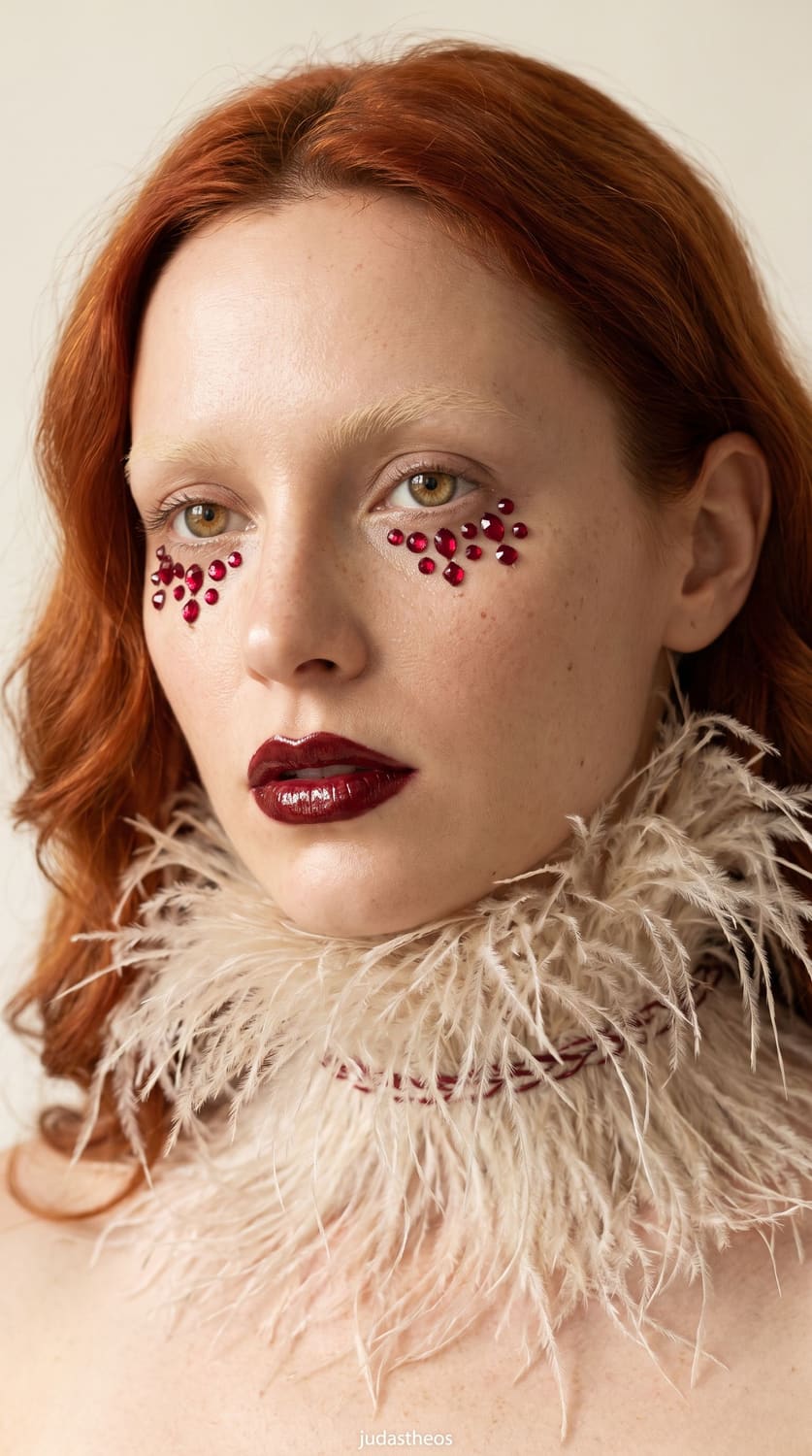 Red portrait — editorial